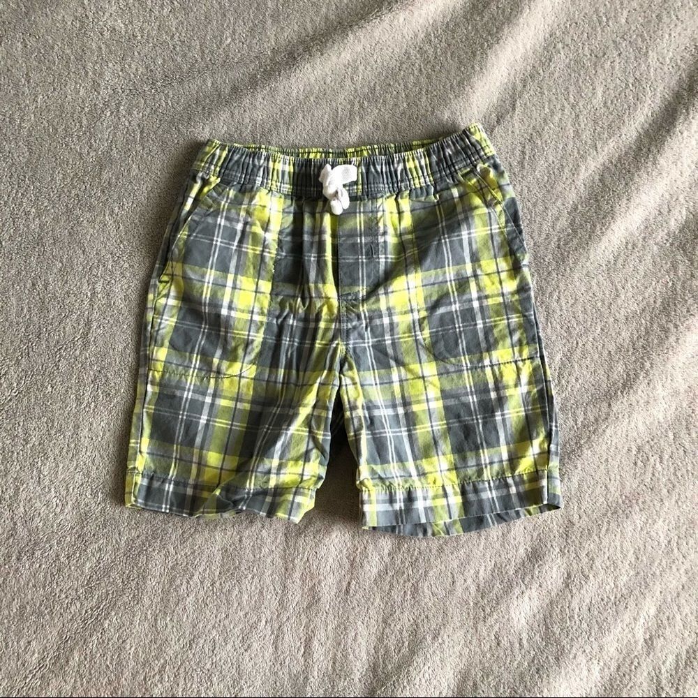 Just One You by Carter’s Boys pull on plaid shorts